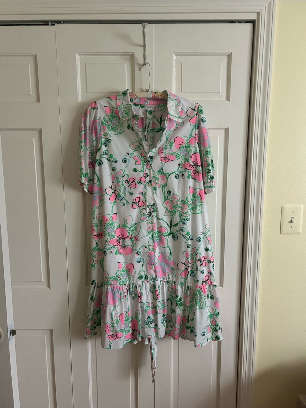 Lilly Pulitzer Sashria Button-Down Dress - Oversized Orchids